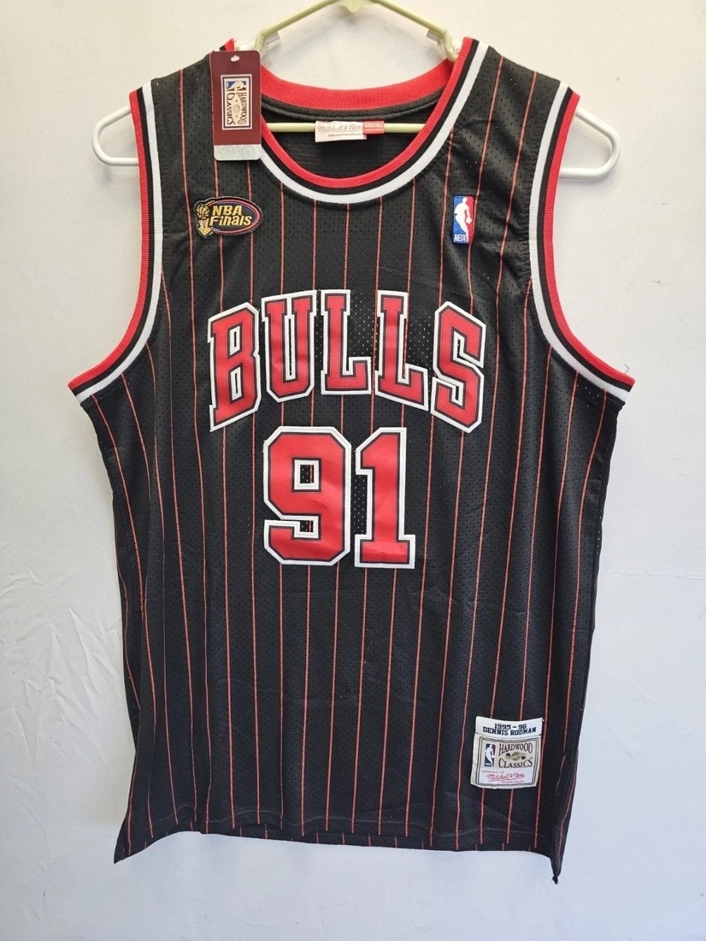 Mitchell & Ness NBA Chicago Bulls Dennis Rodman #91 Basketball Jersey Black 2XL